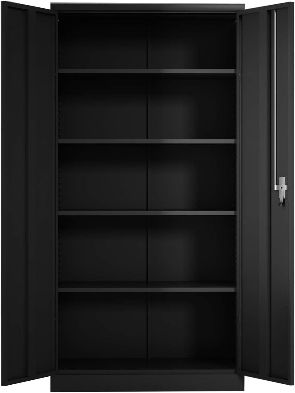 Metal Storage Cabinet with 2 Doors and 4 Adjustable Shelves D6897