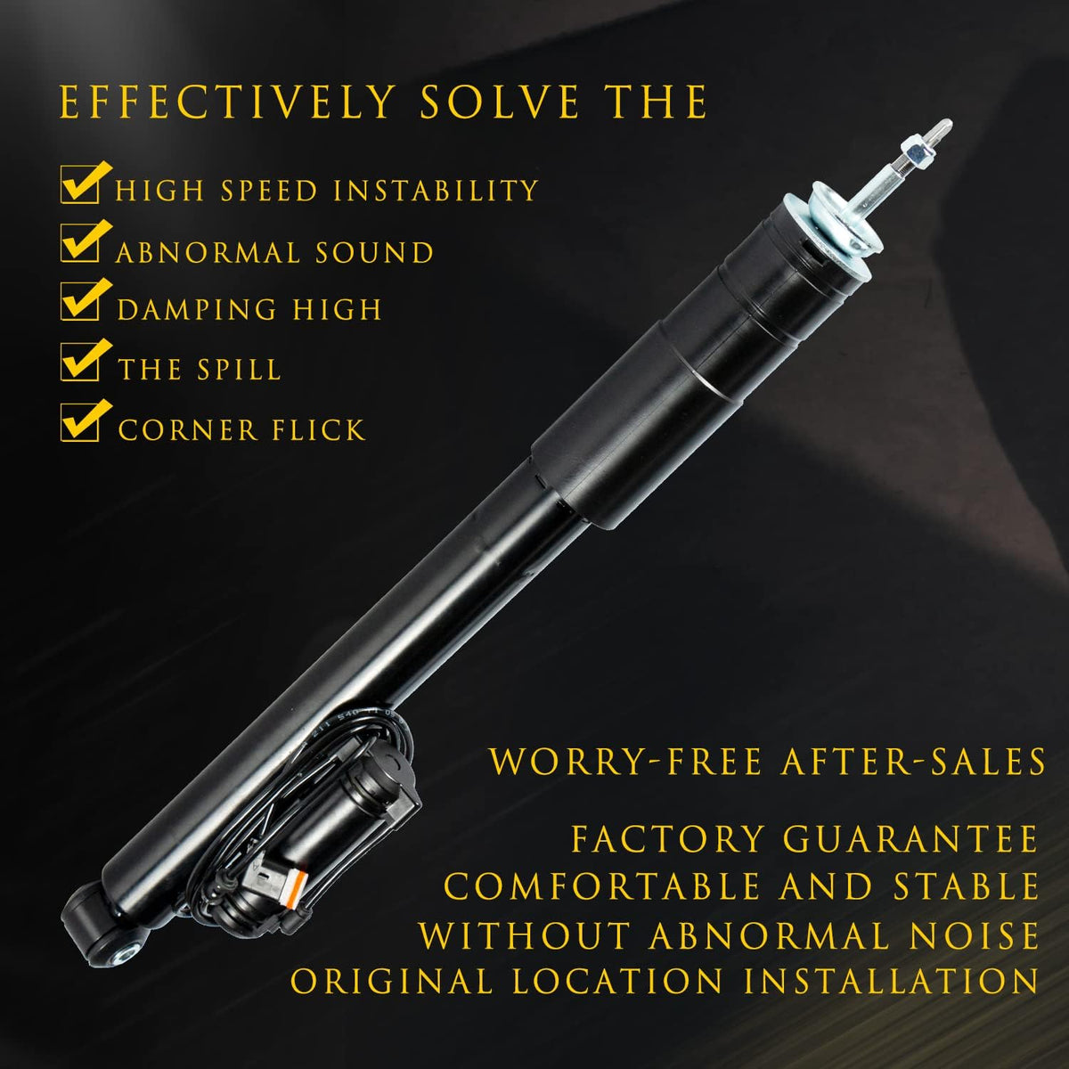 Rear Air Suspension Bare Strut Assembly Shock Absorber with Electronic Control E917