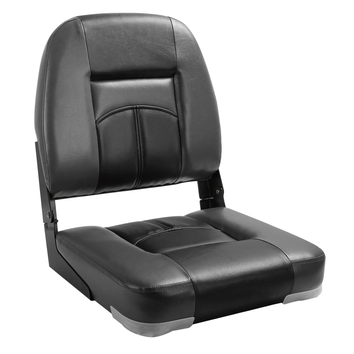White/Charcoal Low Back Folding Boat Seat, 2 Seats T5933