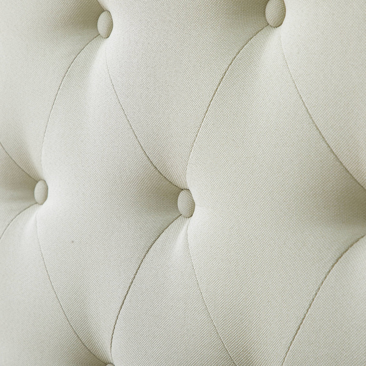 King Cal King Cream Upholstered Headboard P218