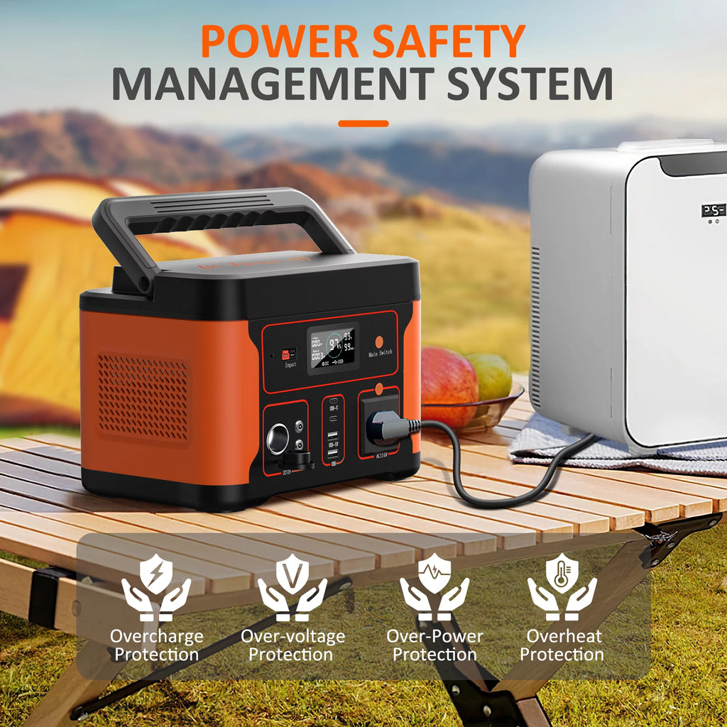 Portable Power Station 600W 550Wh LiFePO4 Battery J1499
