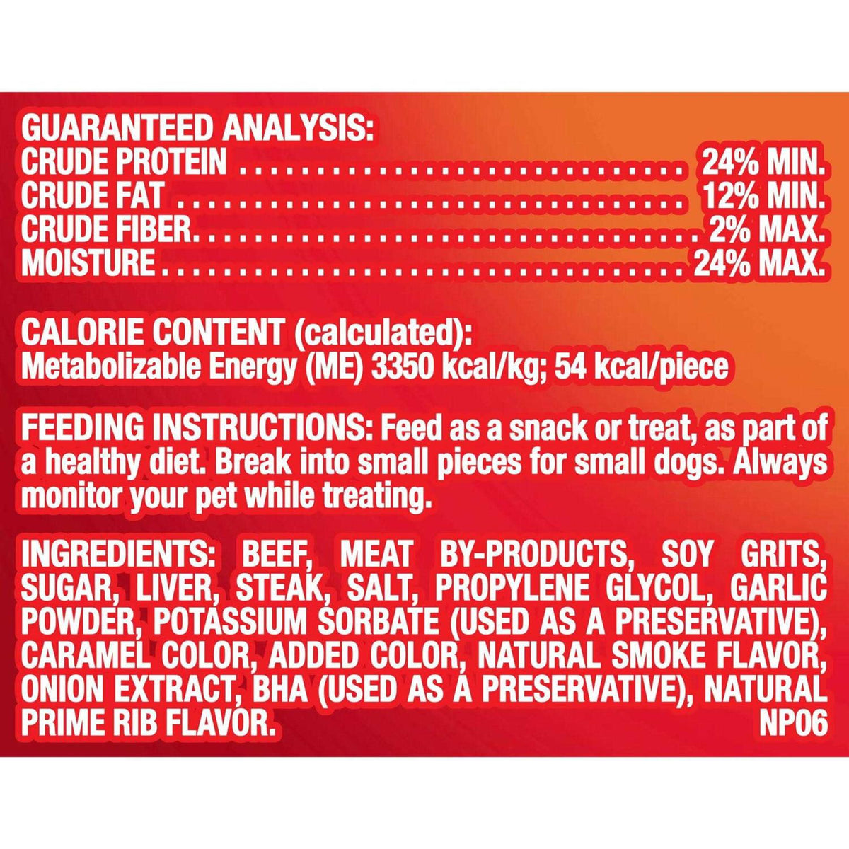 Prime Rib Flavor Dog Z313