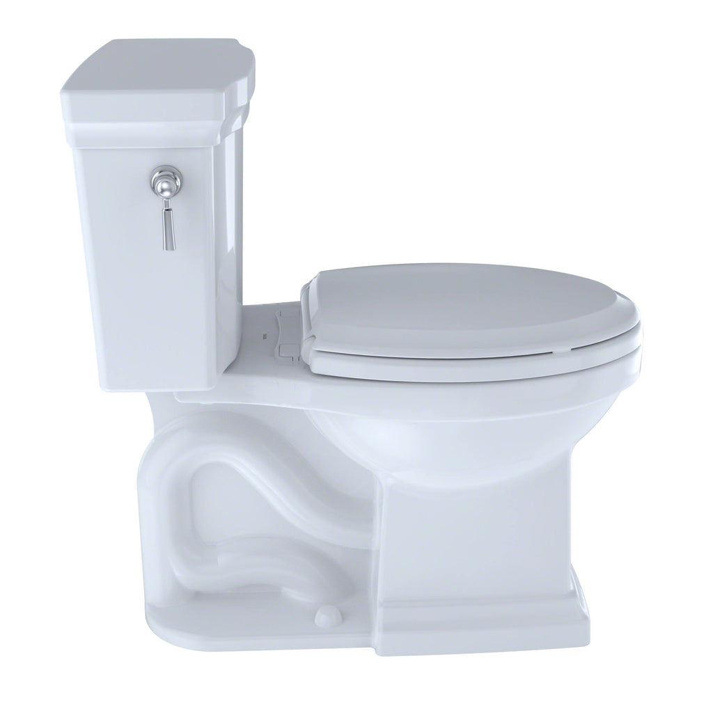 Cotton White Elongated Two-Piece Toilet D594350