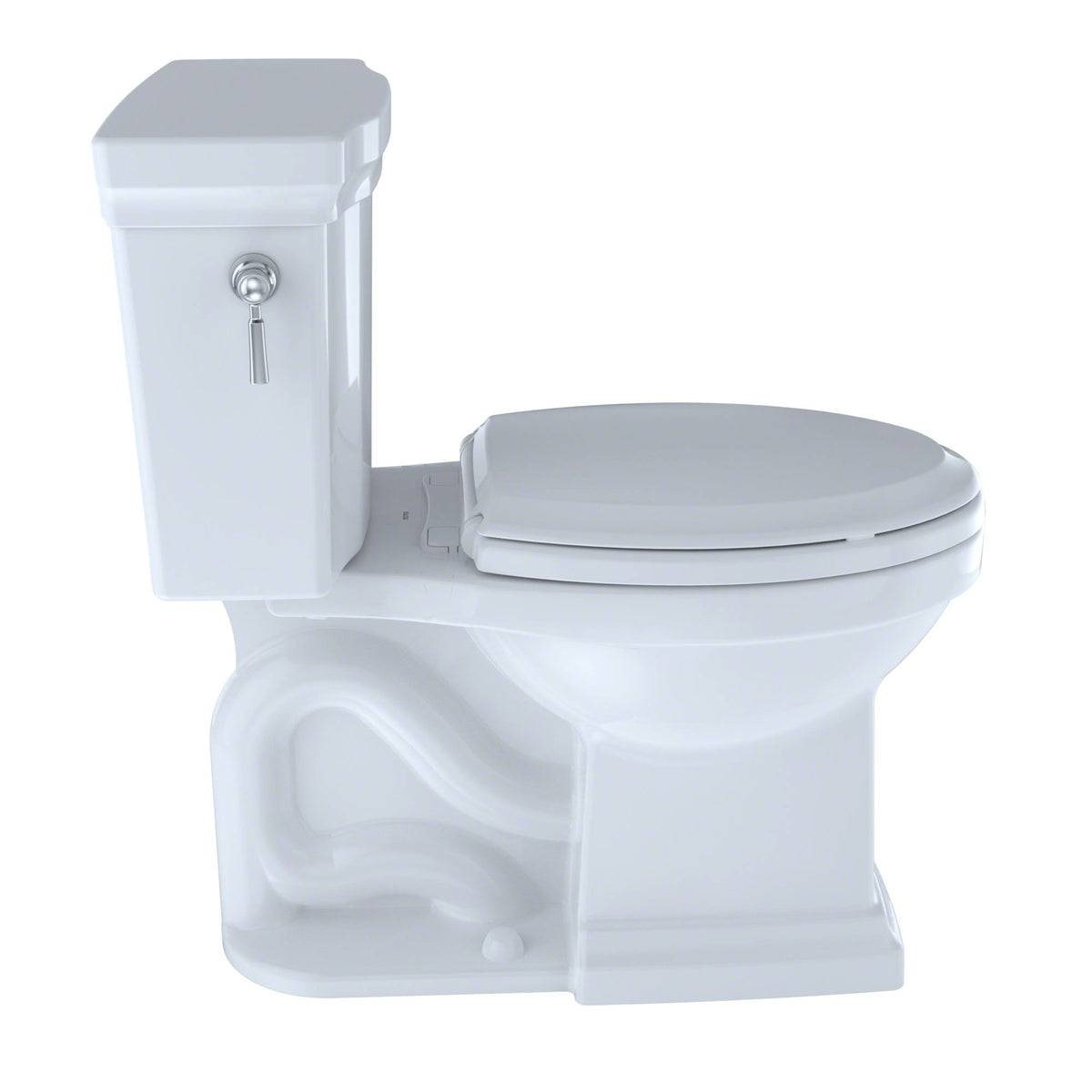 Cotton White Elongated Two-Piece Toilet D594350