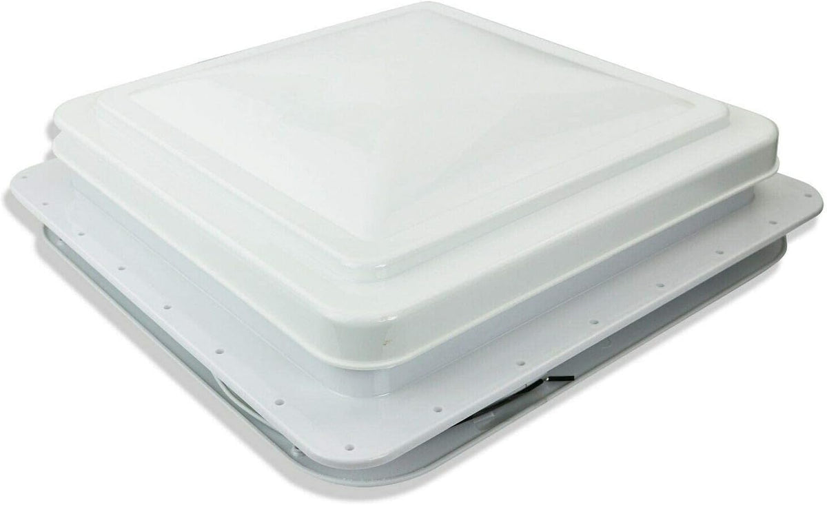 12 Volt RV Roof Vent Fan with White Lid Y286