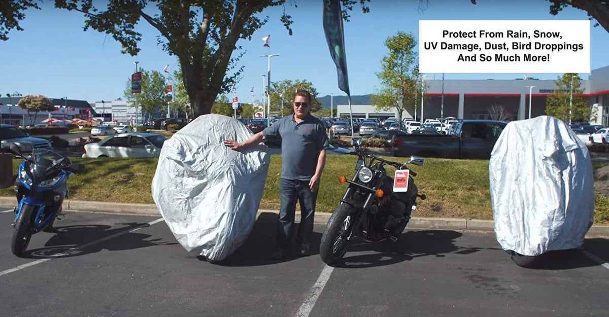 Trike Cover with Reinforced Securing Straps and Storage Bag Y196554