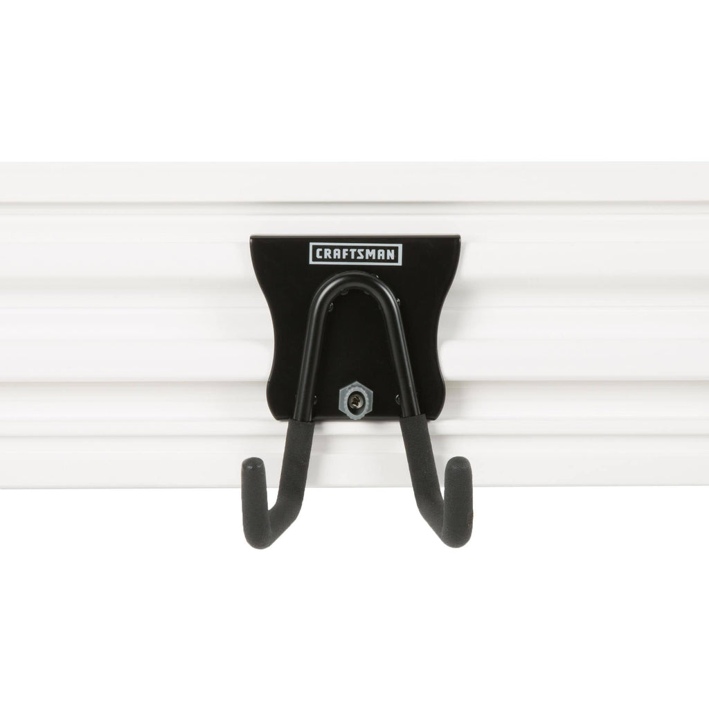 20-Piece White and Black Composite Storage Rail System D46985