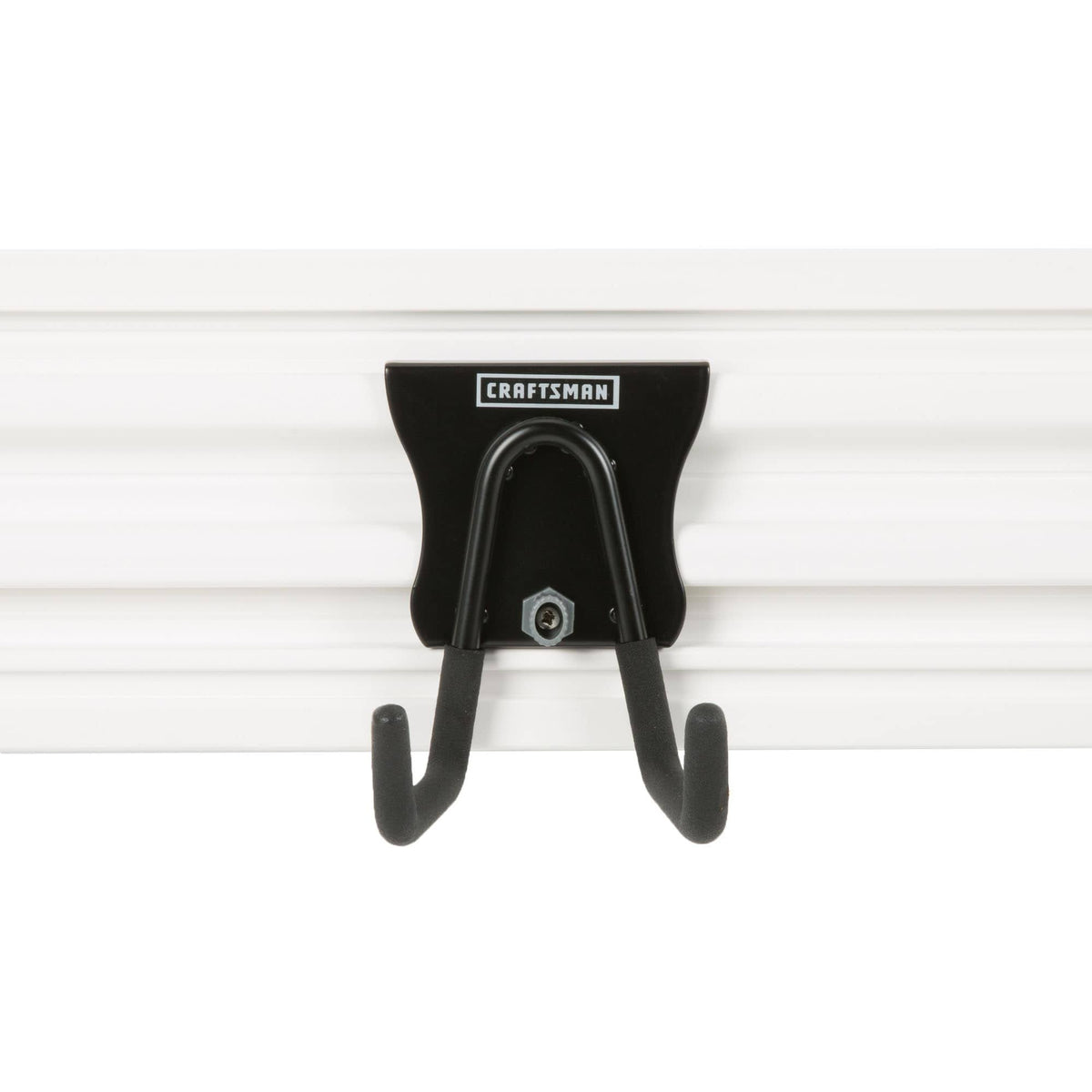 20-Piece White and Black Composite Storage Rail System D46985