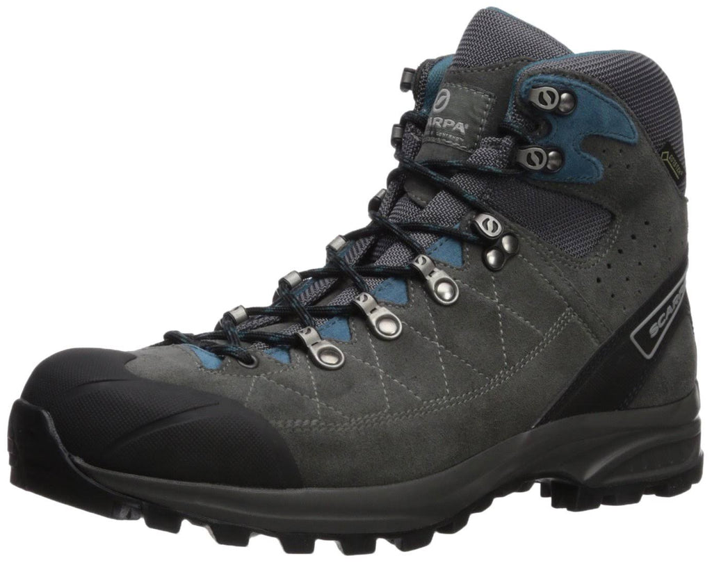 Wide Men's Shark Grey/Lake Blue Hiking Boots E575