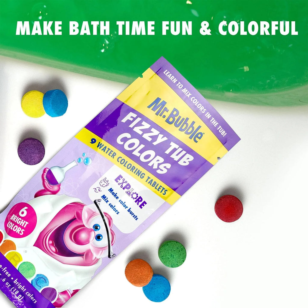 Fizzy Tub Colors (12 Packets, 9 Tablets Each) J5254