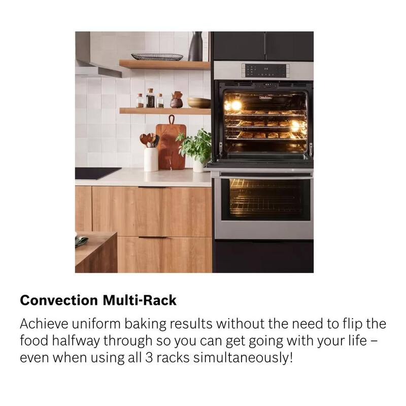 30 in Built-In Electric Convection Wall Oven and Microwave in Stainless Steel J52891