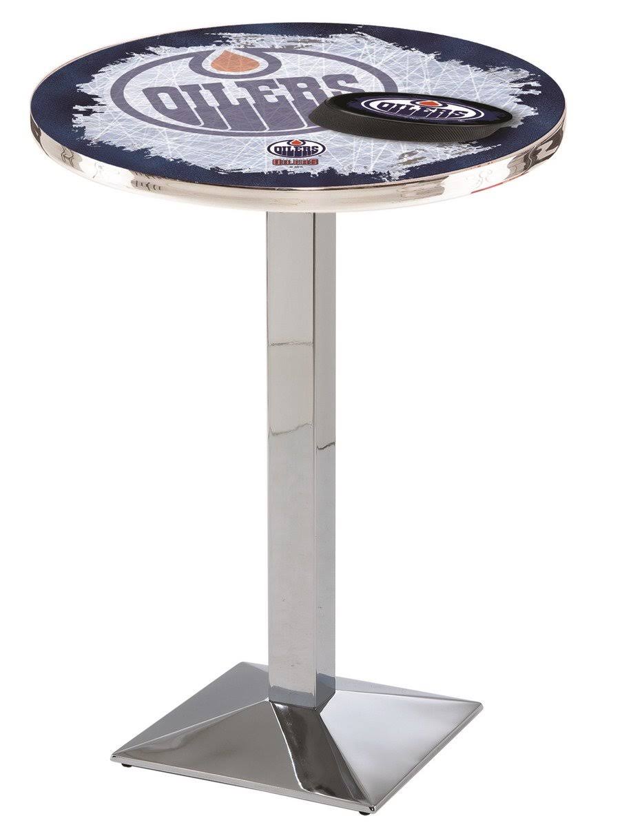 42 in. Edmonton Oilers Pub Table R884982