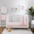3 Pc Organic Cotton Crib Bedding Set E45667