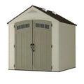 Beige Resin Storage Shed C401746
