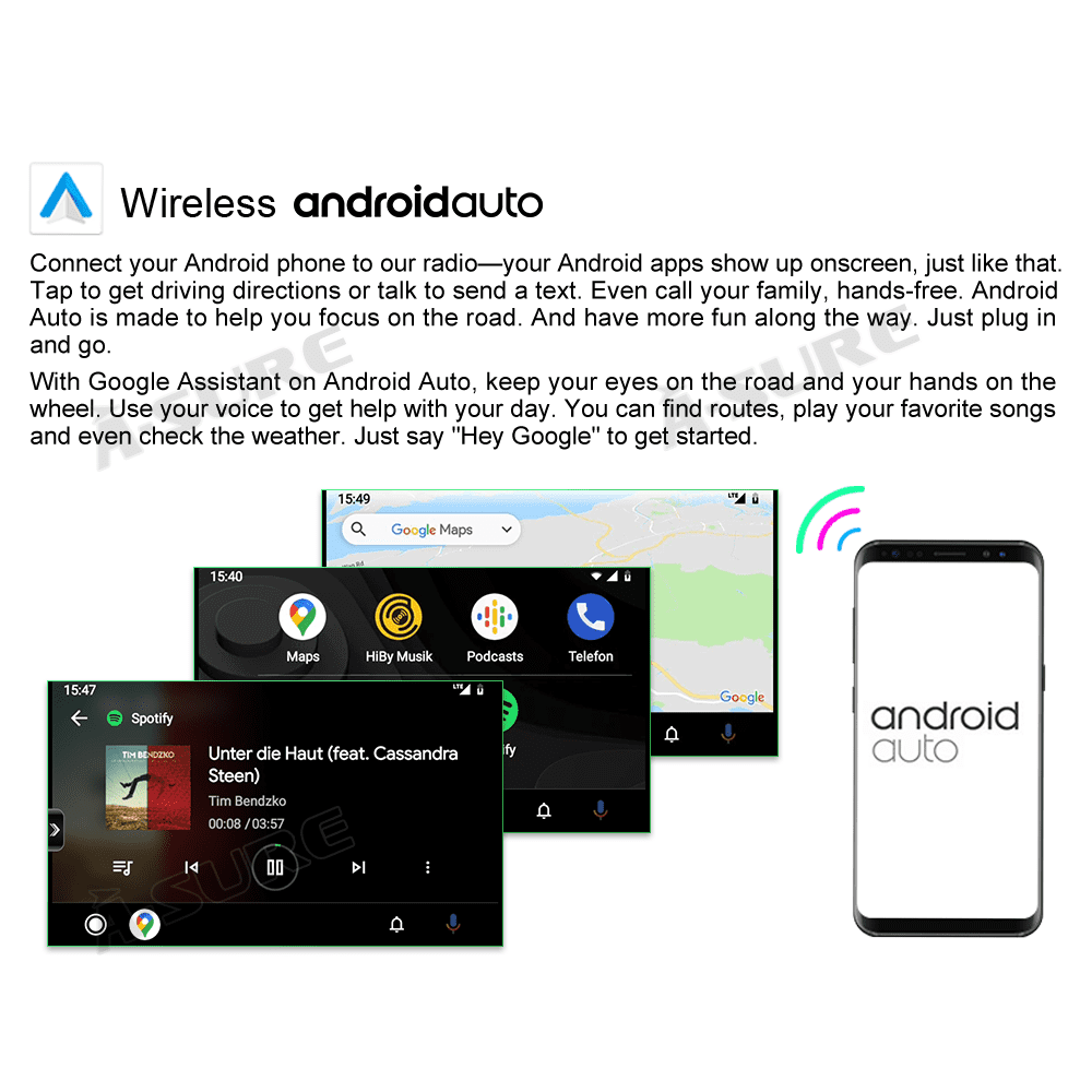 Android 12 Car Stereo Radio with Manual A/C U2153