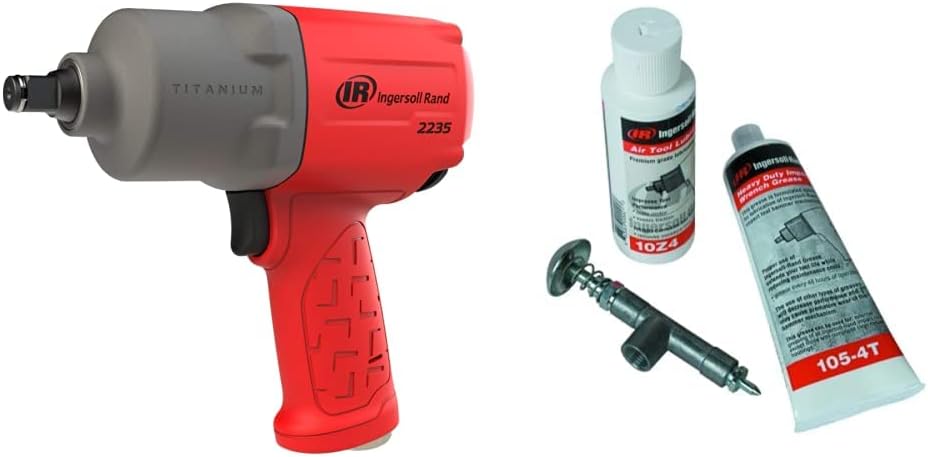 1/2" Drive Air Impact Wrench, Lightweight 4.6 lb, Titanium Hammer Case, Red B9888