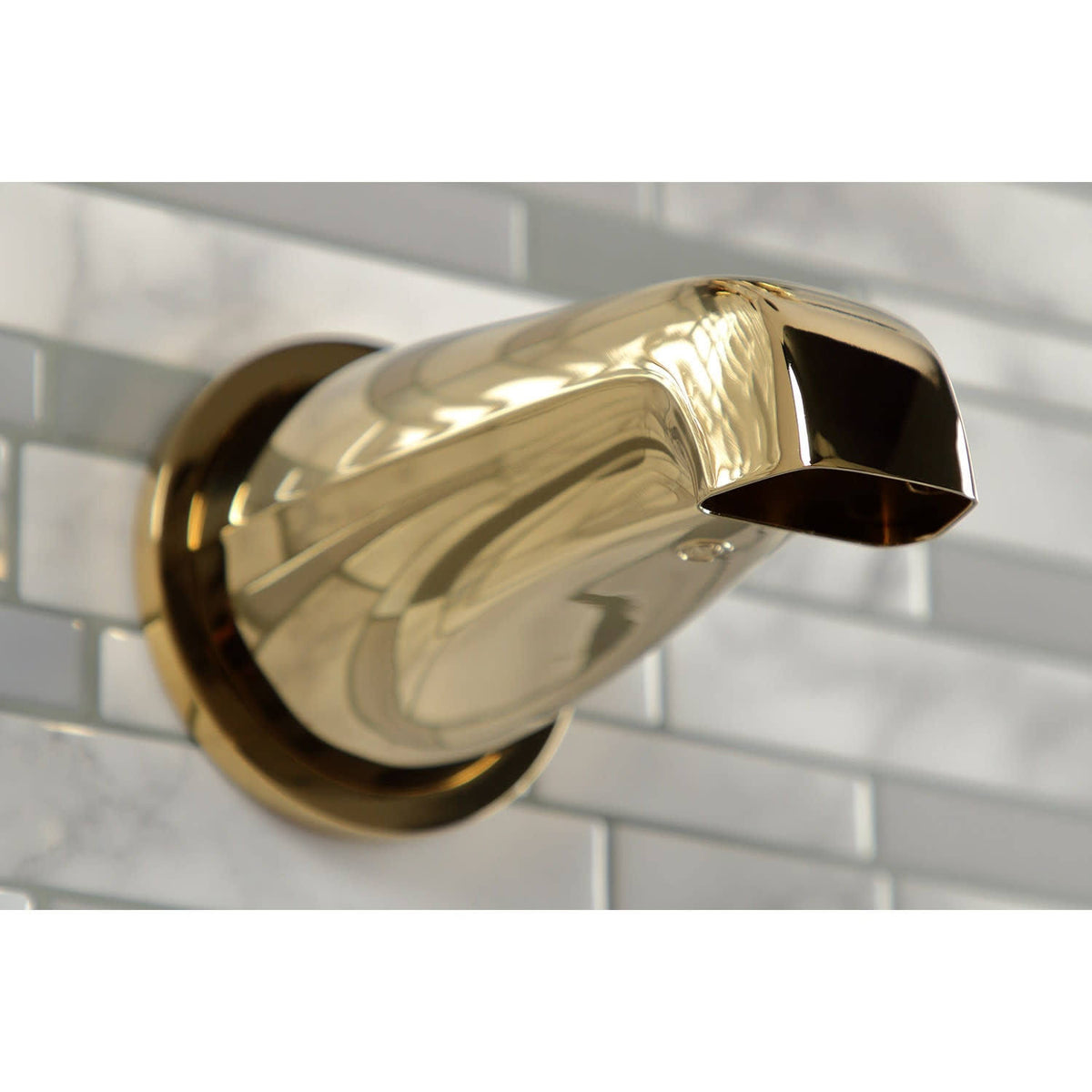 Polished Brass Three-Handle Tub and Shower Faucet I84534