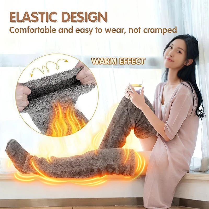 High Fuzzy Long Socks E735