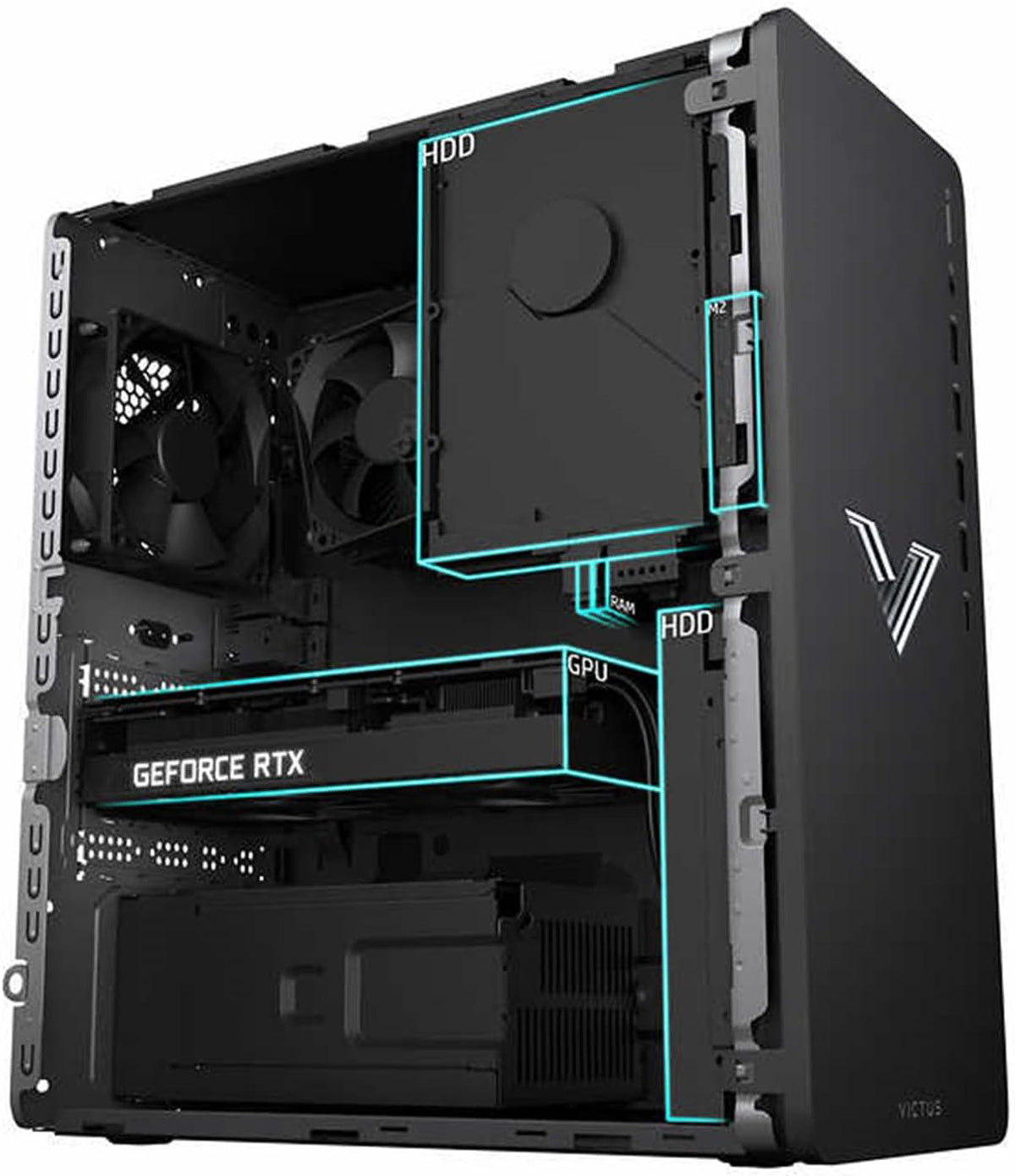 AMD Ryzen 7 5700G 32GB DDR4 RAM 1TB SSD 2TB HDD AMD Radeon RX 6600XT Gaming Desktop K27484