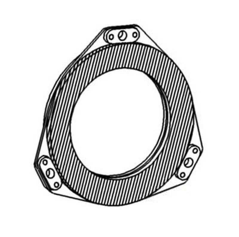 Pulley Clutch Disc with bonded lining X26711