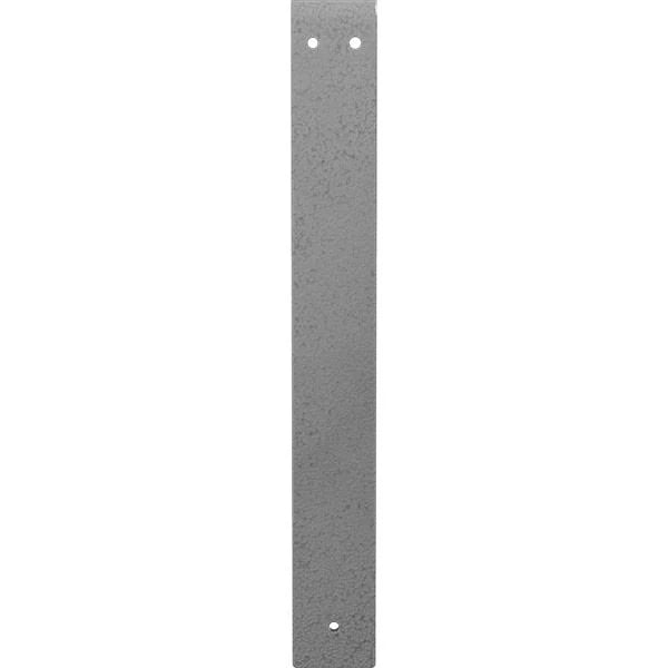 Steel Hammered Gray Bracket F65266