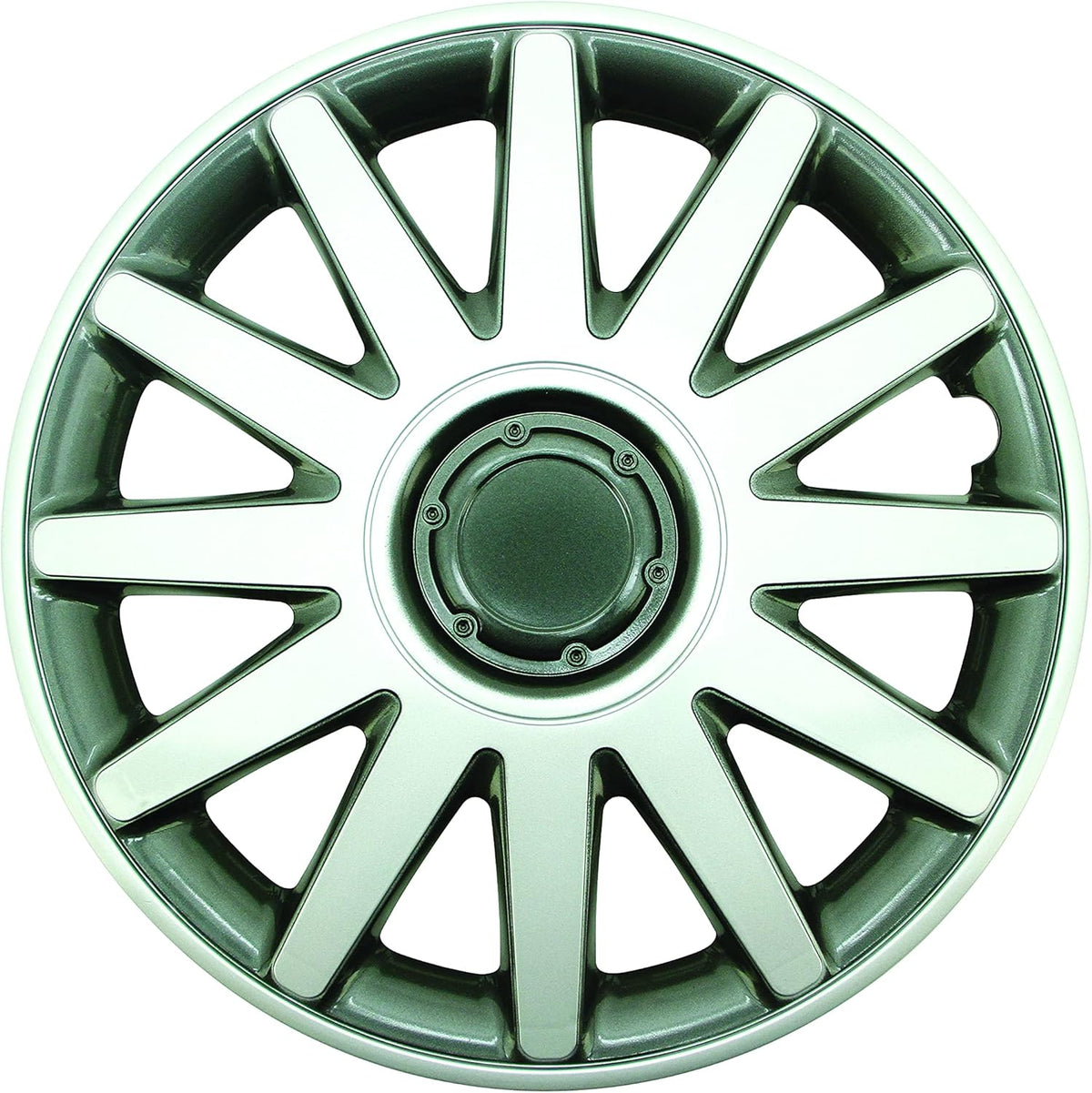 Silver 15" ABS Wheel Cover Pack of 4 K152994