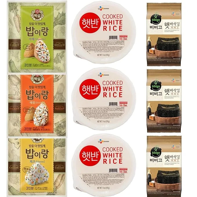 Korean Rice Seasoning Flakes Variety Combo Pack N7252