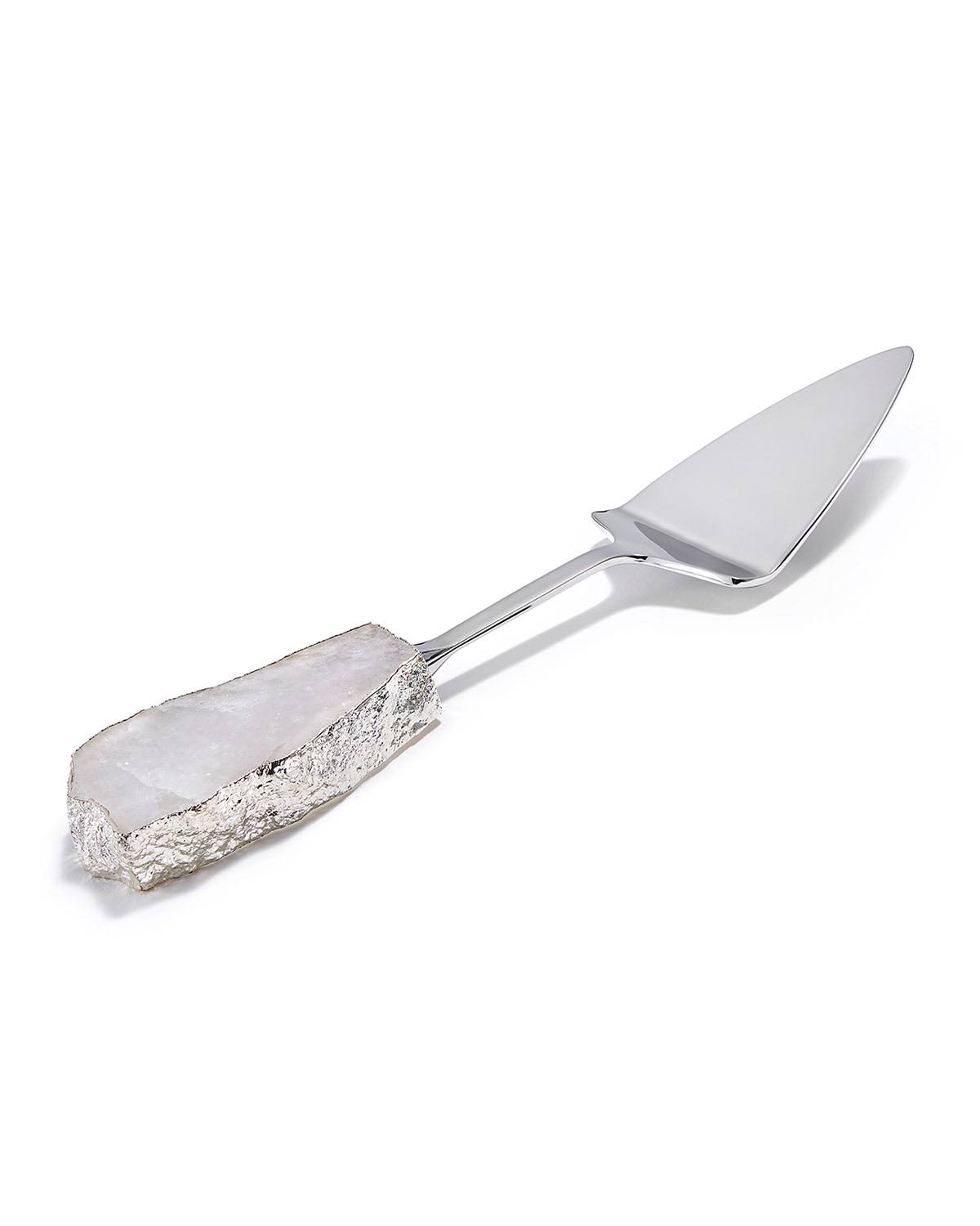 Cake Server Crystal u0026 Silver X95446