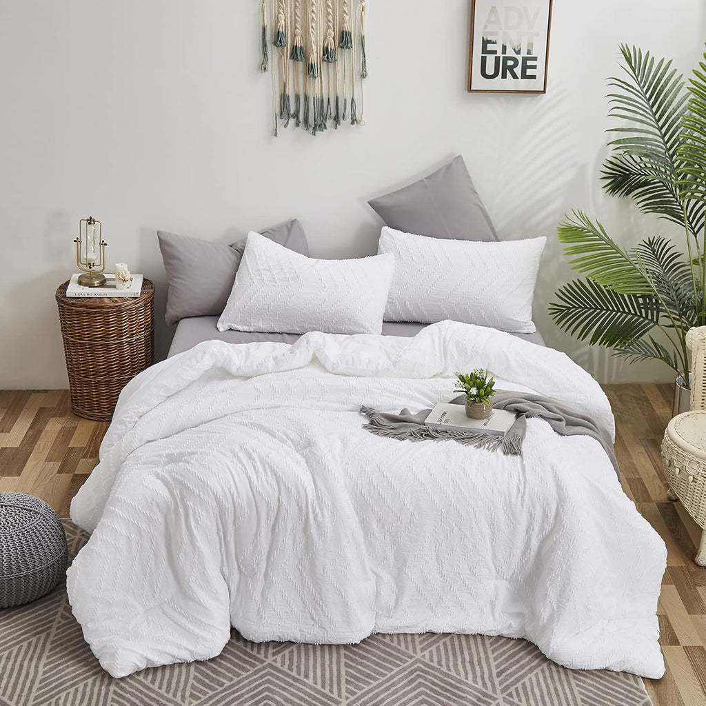 Yellow Floral 3Pcs Queen Comforter Set V205062