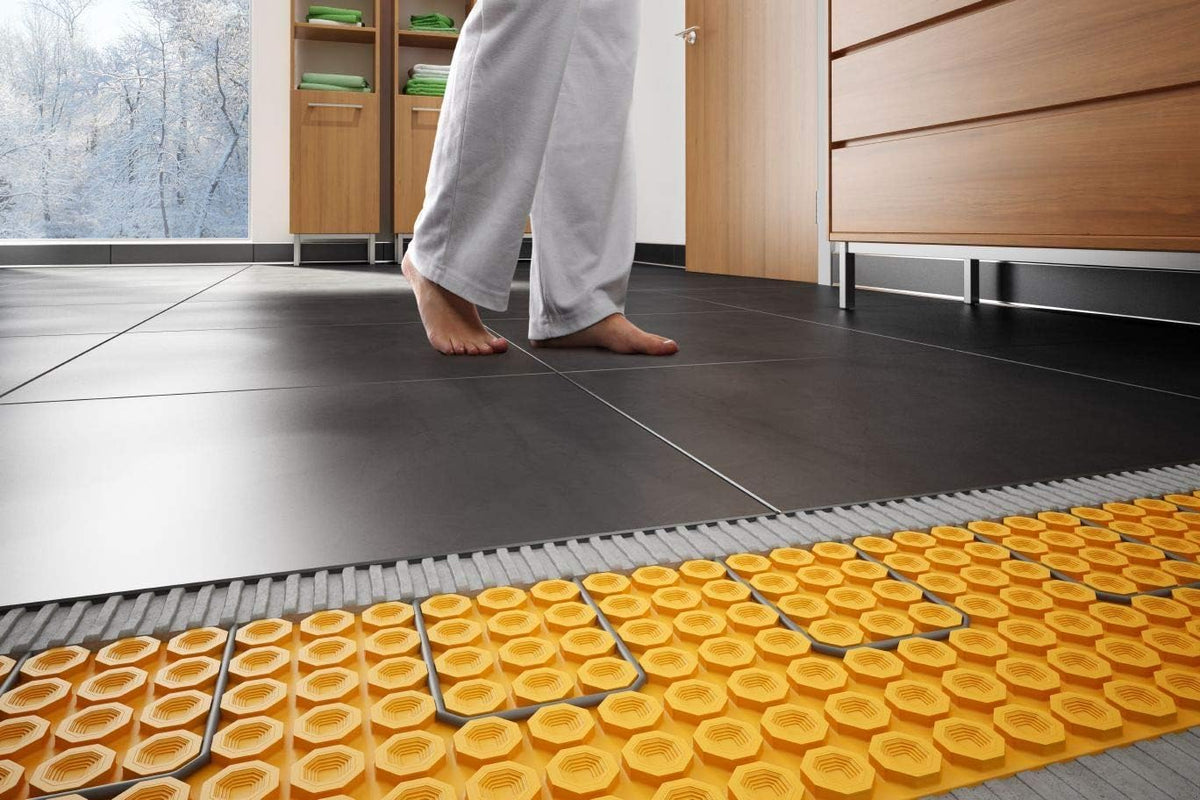 64 Square Feet Floor Heating Kit with WiFi Thermostat I70518