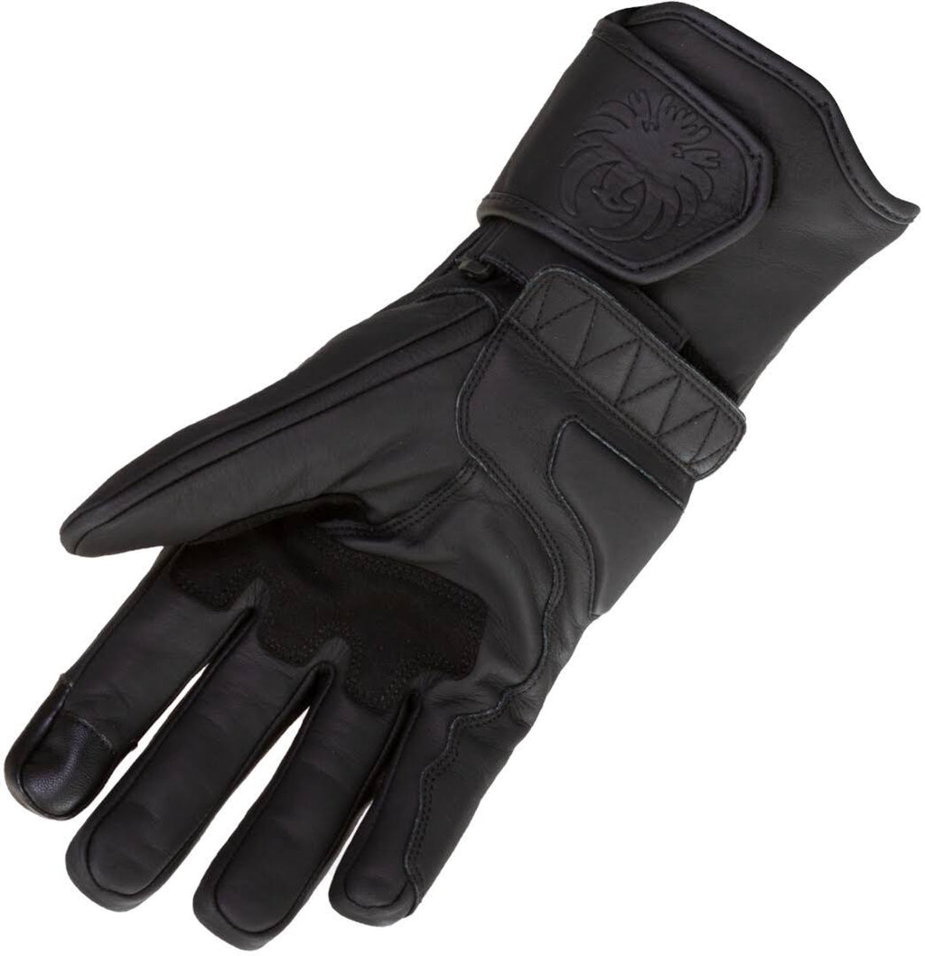 Black Motorcycle Gloves Size XL J477349