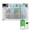 10000BTU Window Air Conditioner with WiFi and Eco Mode, White N1827