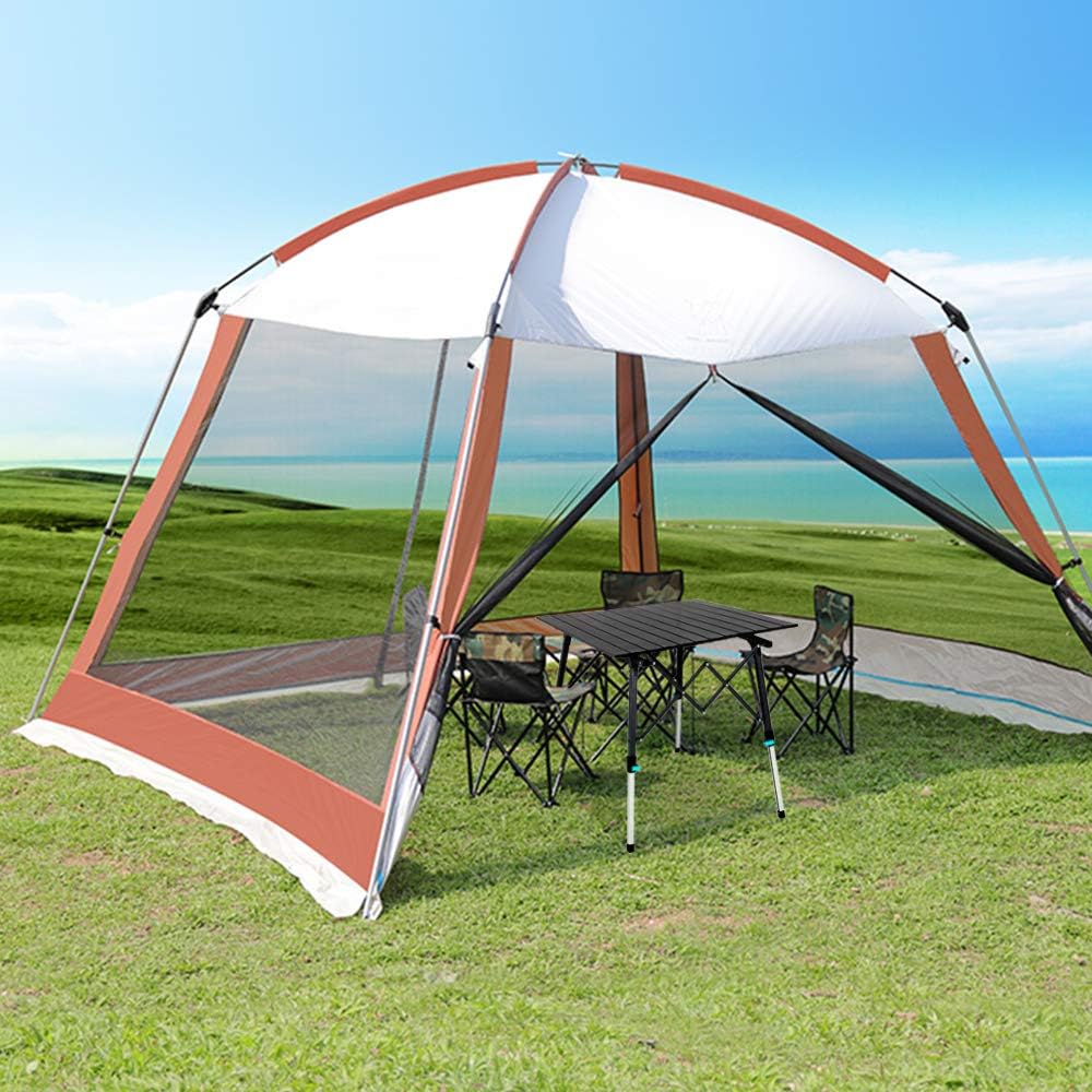 Portable Aluminum Folding Camping Table with Carry Bag (Black) J22759