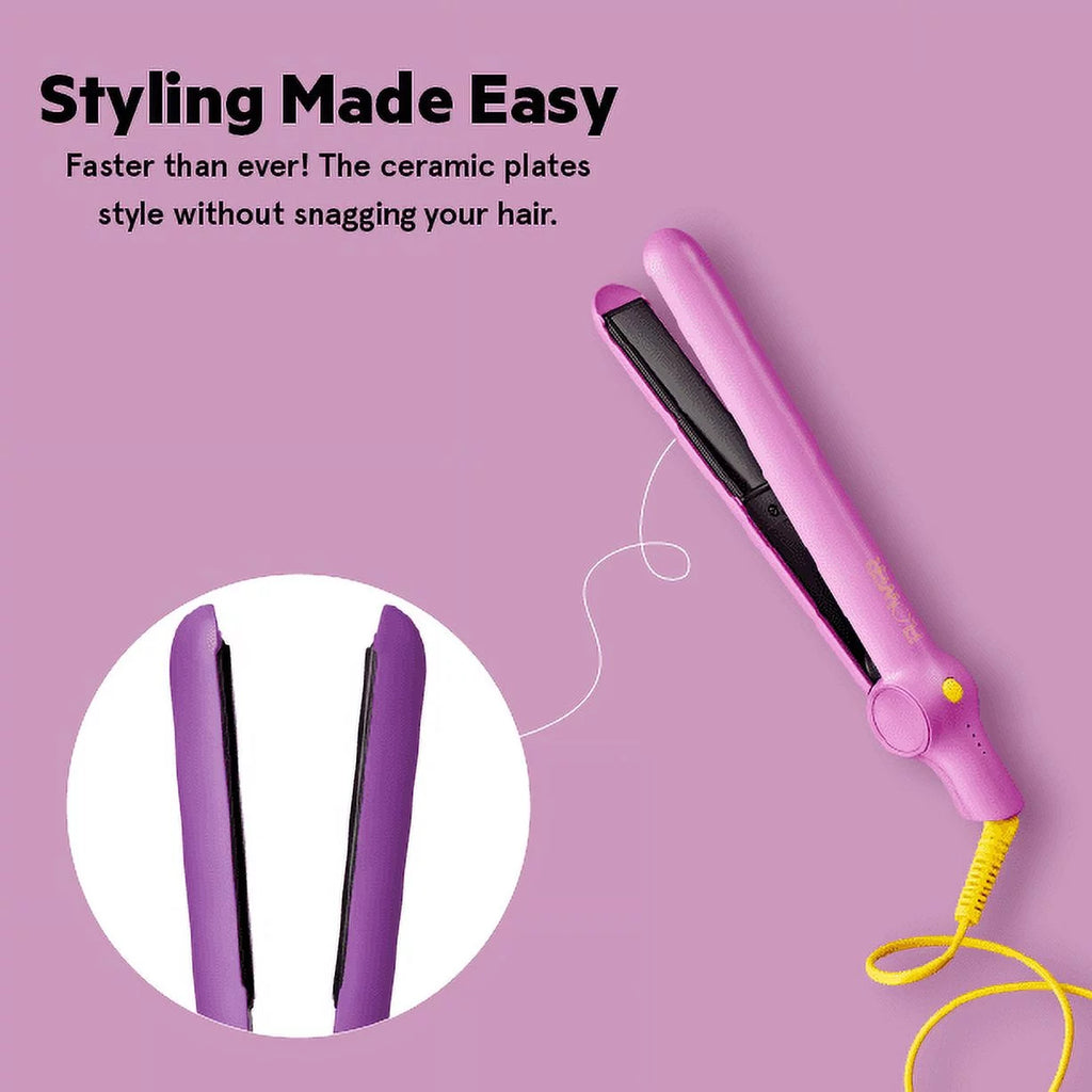 1" Ceramic Tourmaline Flat Iron Hair Straightener X41674