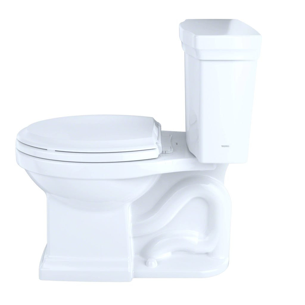 Cotton White Elongated Two-Piece Toilet D594350