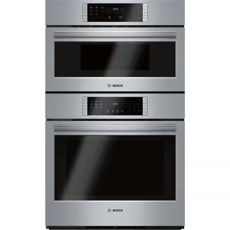 30 in Built-In Electric Convection Wall Oven and Microwave in Stainless Steel J52891