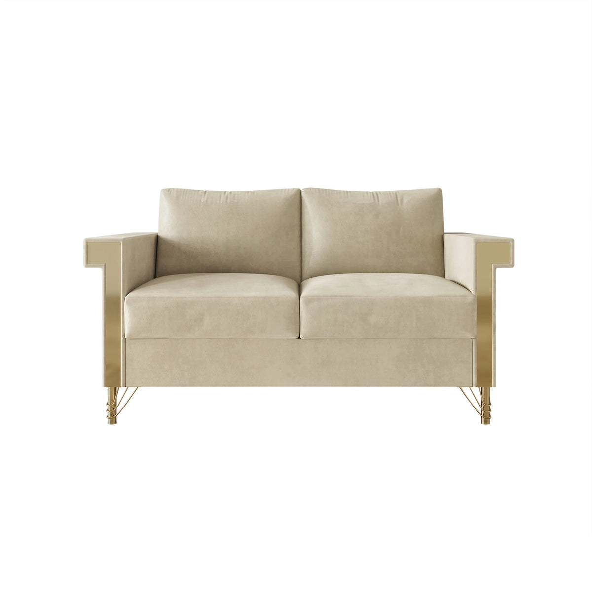 Velvet Upholstered Loveseat T185