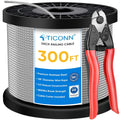 1/8 300ft Stainless Steel Wire Rope Aircraft Cable H50250