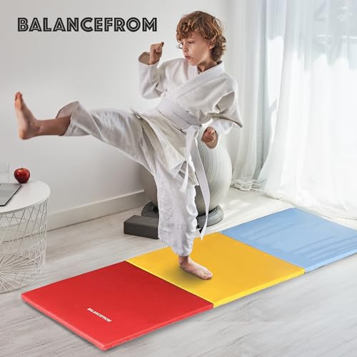 Blue Folding Gymnastics Mat A406793