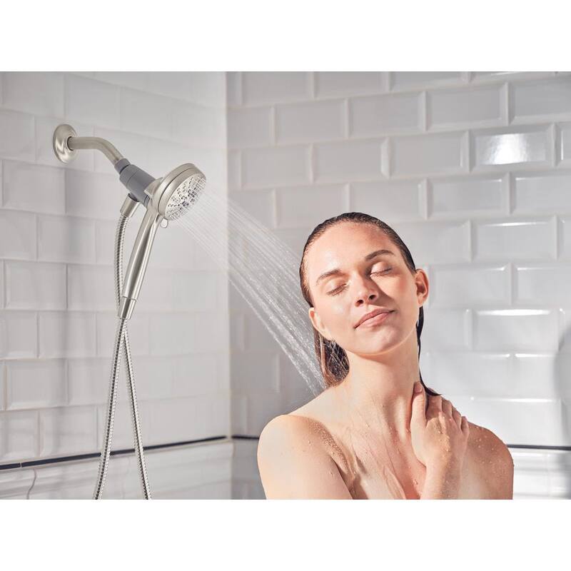 Brushed Nickel Tub and Shower Faucet C39179