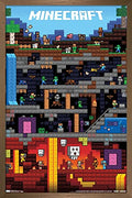 Minecraft Worldly Wall Poster 22.375" x 34" Unframed P674254