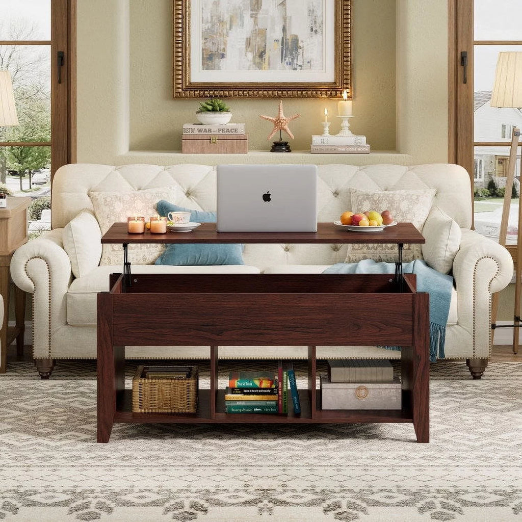 Lift Top Coffee Table with Storage T532