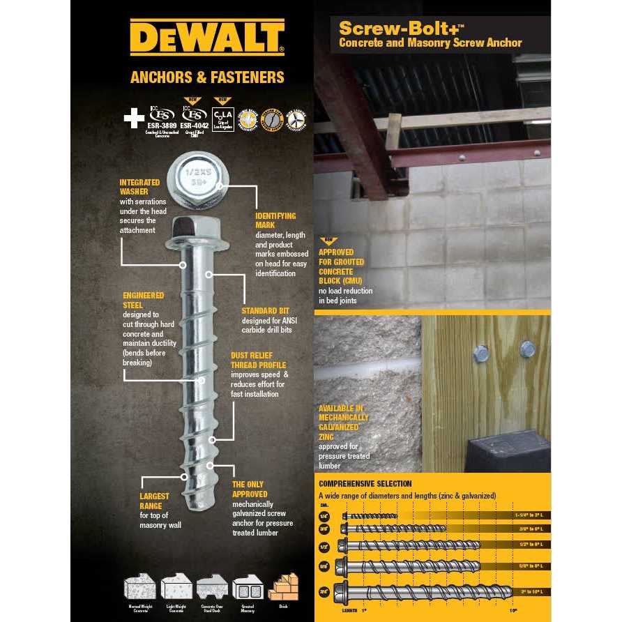 Screwbolt Screw Anchor Q590