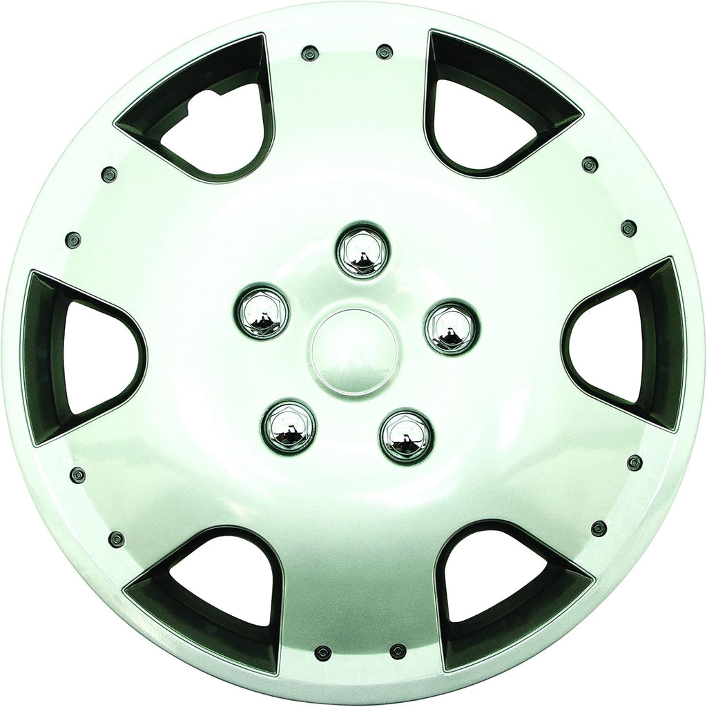 Silver 15" ABS Wheel Cover Pack of 4 K152994