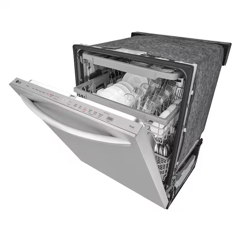 24 in. Smart Wi-Fi Dishwasher with 3rd Rack, Stainless Steel Q502