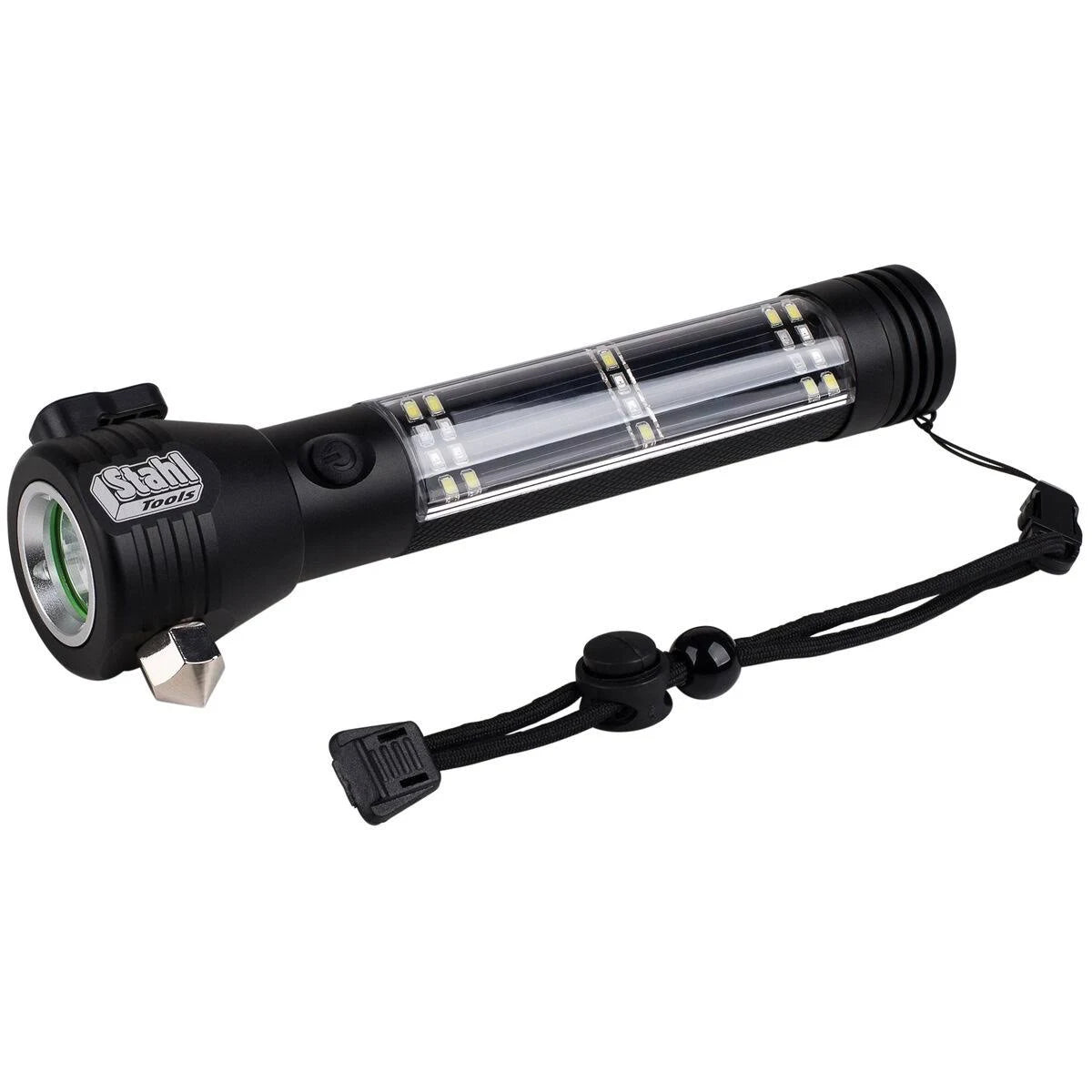 3W LED Solar Rechargeable Flashlight with USB Charging M4066