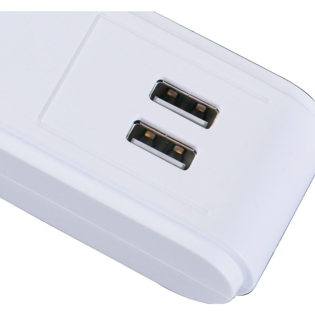 6-Outlet 2 USB Power Strip I932
