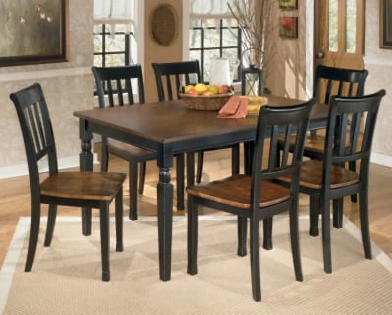 Black/Brown Dining Table R71094