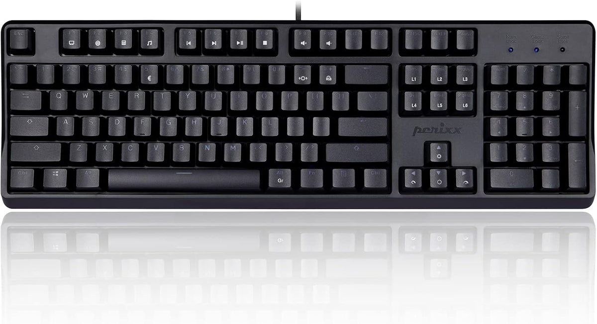 Mechanical Gaming Keyboard with RGB Backlighting and Gateron Blue Switches P76523
