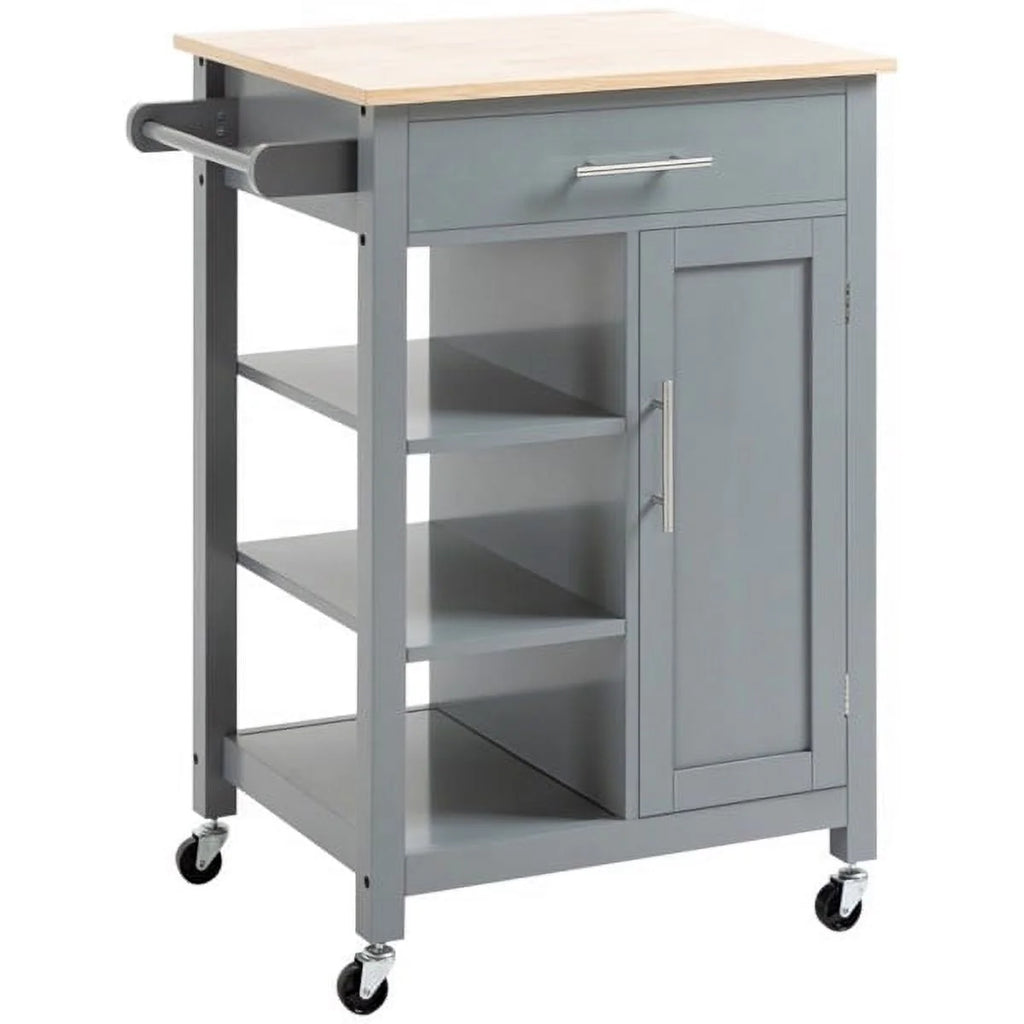 Kitchen Island Cart on Wheels W36691